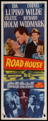 5m721 ROAD HOUSE insert R53 Ida Lupino, Cornel Wilde, Richard Widmark, Celeste Holm, noir!