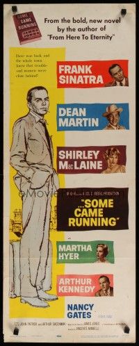 5m765 SOME CAME RUNNING insert '59 art of Frank Sinatra w/Dean Martin, Shirley MacLaine