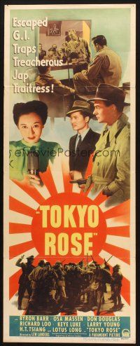 5m808 TOKYO ROSE insert '46 escaped G.I. traps treacherous Japanese traitress in World War II!