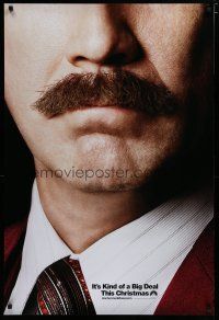 5p047 ANCHORMAN: THE LEGEND CONTINUES teaser DS 1sh '13 great close-up of Will Ferrell's 'stache!