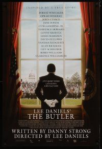 5p139 BUTLER advance DS 1sh '13 cool image of Forest Whitaker in title role by window!