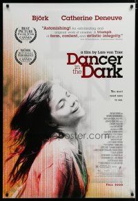 5p198 DANCER IN THE DARK advance 1sh '00 directed by Lars von Trier, Bjork musical!