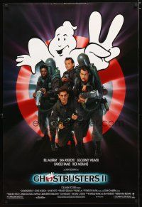 5p323 GHOSTBUSTERS 2 1sh '89 Bill Murray, Dan Aykroyd, Harold Ramis, Ernie Hudson, Ivan Reitman!