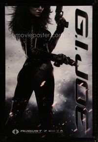 5p317 G.I. JOE THE RISE OF COBRA teaser DS 1sh '09 sexy Sienna Miller as Baroness!