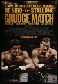 5p355 GRUDGE MATCH advance DS 1sh '13 Robert De Niro & Sylvester Stallone in boxing ring!