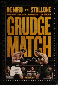 5p356 GRUDGE MATCH teaser DS 1sh '13 Robert De Niro & Sylvester Stallone in boxing ring!