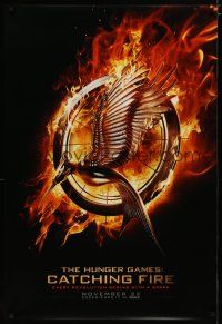 5p387 HUNGER GAMES: CATCHING FIRE teaser DS 1sh '13 every revolution begins with a spark!