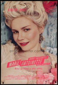 5p505 MARIE ANTOINETTE DS 1sh '06 cool image of pretty Kirsten Dunst in title role!