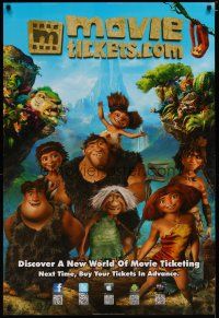5p546 MOVIETICKETS.COM DS 1sh '13 cool image of CGI characters from Croods!