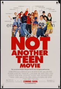 5p566 NOT ANOTHER TEEN MOVIE advance DS 1sh '01 Chyler Leigh, Chris Evans, Jamie Pressly!