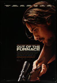 5p578 OUT OF THE FURNACE DS 1sh '13 Christian Bale w/rifle, sometimes your battles choose you!