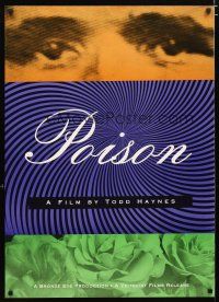 5p602 POISON 1sh '92 Todd Haynes, Edith Meeks, cool images & design!