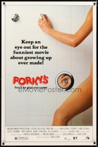 5p603 PORKY'S 1sh '82 Bob Clark, Kim Cattrall, Scott Colomby, teenage sex classic image!