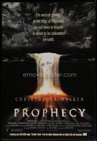 5p609 PROPHECY DS 1sh '95 Christopher Walken, cool creepy horror artwork!