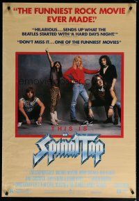 5p763 THIS IS SPINAL TAP 1sh '84 Rob Reiner heavy metal rock & roll cult classic!