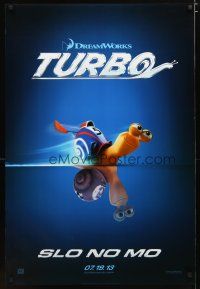 5p787 TURBO style A teaser DS 1sh '13 voice of Ryan Reynolds, cool art of racing snail!