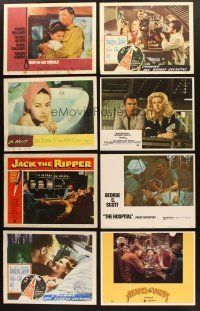 5r010 LOT OF 43 LOBBY CARDS '50s-80s great images from a variety of different movies!
