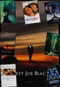5r051 LOT OF 8 FOLDED ONE-SHEETS '80s-90s Meet Joe Black, One True Thing, Jade & more!