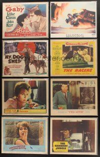 5r005 LOT OF 100 LOBBY CARDS '46 - '90 many images from a variety of different movies!
