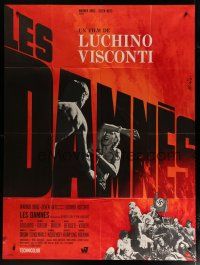 5s812 DAMNED French 1p '70 Luchino Visconti's La caduta degli dei, different Mascii art!