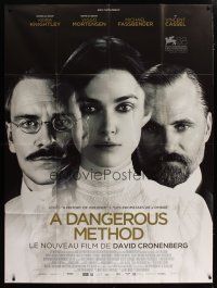 5s814 DANGEROUS METHOD French 1p '11 Keira Knightley, Viggo Mortensen, Fassbender, Cronenberg