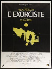 5s833 EXORCIST French 1p '74 William Friedkin, Max Von Sydow, William Peter Blatty horror classic!