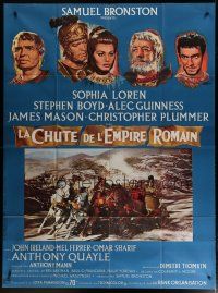 5s837 FALL OF THE ROMAN EMPIRE B French 1p '64 Anthony Mann, Sophia Loren, different Mascii art!