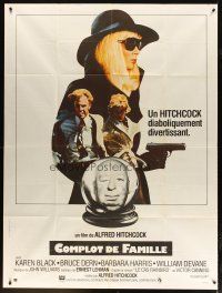 5s838 FAMILY PLOT French 1p '76 from the mind of devious Alfred Hitchcock, Karen Black, Bruce Dern