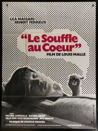 5s900 MURMUR OF THE HEART French 1p '71 Louis Malle's Le Souffle Au Coeur, smoking Benoit Ferreux!