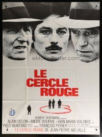 5s937 RED CIRCLE French 1p '70 Jean-Pierre Melville's Le Cercle Rouge, Alain Delon
