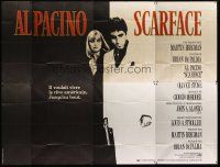 5s664 SCARFACE French 8p '84 Al Pacino as Tony Montana, Michelle Pfeiffer, De Palma, Oliver Stone