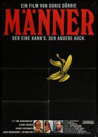 5s381 MEN German 33x47 '86 Doris Dorrie's Manner..., wacky banana artwork!
