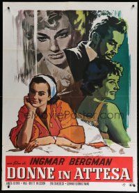 5s236 SECRETS OF WOMEN Italian 1p R60 Ingmar Bergman's Kvinnors vantan, art of Eva Dahlbeck!