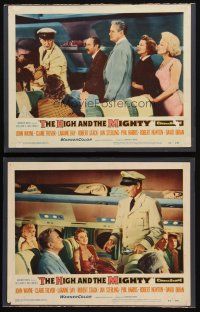 5s260 HIGH & THE MIGHTY 8 LCs '54 John Wayne, Claire Trevor, directed by William Wellman!