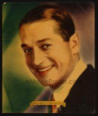 5s333 MAURICE CHEVALIER jumbo LC '30s head & shoulders smiling portrait of the French star!