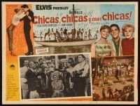5s545 GIRLS GIRLS GIRLS Mexican LC '62 Elvis Presley playing guitar for crowd!
