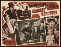 5s564 INVISIBLE STRIPES Mexican LC R50s George Raft, Jane Bryan, William Holden, Humphrey Bogart!
