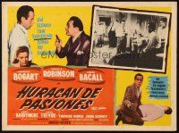 5s571 KEY LARGO Mexican LC '48 Humphrey Bogart, Lauren Bacall, Edward G. Robinson, Huston noir!