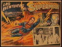 5s575 LAS AVENTURAS DE SUPERMAN Mexican LC '60s wonderful superhero border art!