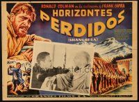 5s581 LOST HORIZON Mexican LC R60s Frank Capra's greatest production starring Ronald Colman!