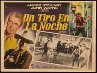 5s587 MAN WHO SHOT LIBERTY VALANCE Mexican LC '62 John Wayne on border, injured James Stewart!
