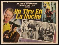 5s588 MAN WHO SHOT LIBERTY VALANCE Mexican LC '62 John Wayne, Miles & others watch James Stewart!