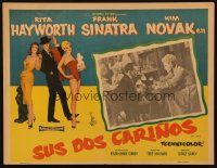 5s600 PAL JOEY Mexican LC '57 border art of Frank Sinatra with sexy Rita Hayworth & Kim Novak!