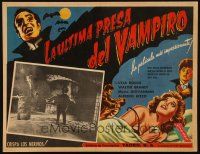 5s606 PLAYGIRLS & THE VAMPIRE Mexican LC '63 Italian horror, cool art of vampire & sexy girl!