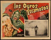5s626 SLIME PEOPLE Mexican LC '63 border art w/ Creature from the Black Lagoon & Snake People!