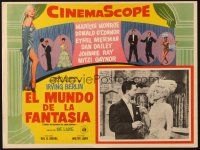 5s638 THERE'S NO BUSINESS LIKE SHOW BUSINESS Mexican LC '54 sexy Marilyn Monroe in inset & border!