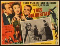 5s640 THREE LITTLE WORDS Mexican LC '50 Fred Astaire, Red Skelton, Vera-Ellen & Arlene Dahl!
