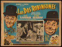 5s646 UTOPIA Mexican LC R60s Stan Laurel & Oliver Hardy in inset + different tropical island art!