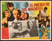 5s647 VILLAGE OF THE DAMNED Mexican LC '60 George Sanders, Barbara Shelley, creepy kids!