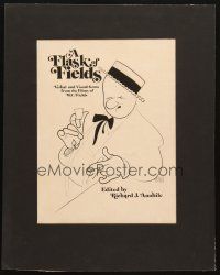 5s399 FLASK OF FIELDS matted print '72 from the films of W.C. Fields, Hirschfeld art!